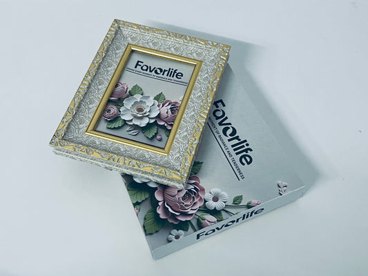【Favorlife Vintage Floral Picture Frame】—— Elegant Decor for Cherished Memories