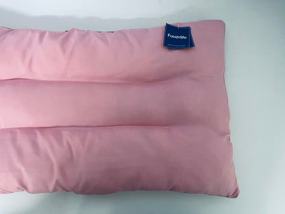 【Favorlife Light Pink Sectioned Pillow】—— Cozy Companion for Daily Rest & Relaxation