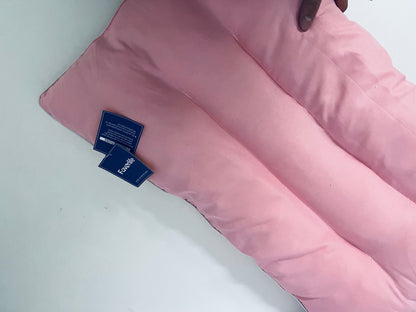 【Favorlife Light Pink Sectioned Pillow】—— Cozy Companion for Daily Rest & Relaxation