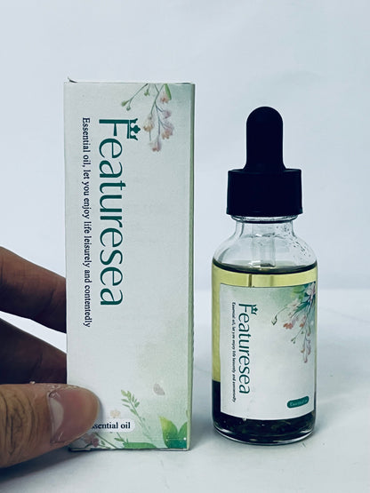 Featuresea Frankincense Essential Oil, 100% Pure & Natural Frankincense Oil for Hair, Face, Body Massage, Lift Skin, Aromatherapy, Bath