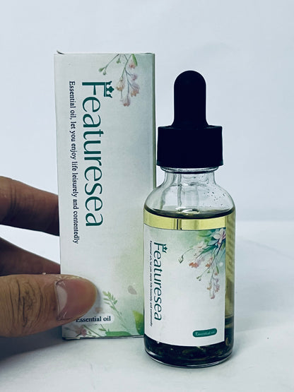 Featuresea Frankincense Essential Oil, 100% Pure & Natural Frankincense Oil for Hair, Face, Body Massage, Lift Skin, Aromatherapy, Bath