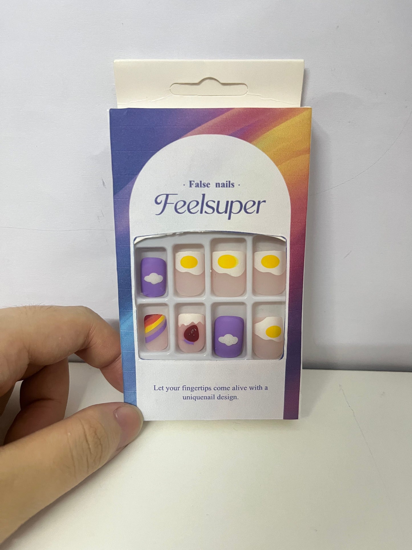Feelsuper Cute Cartoon False Nails A Healing Fashion Essential for Fingertips
