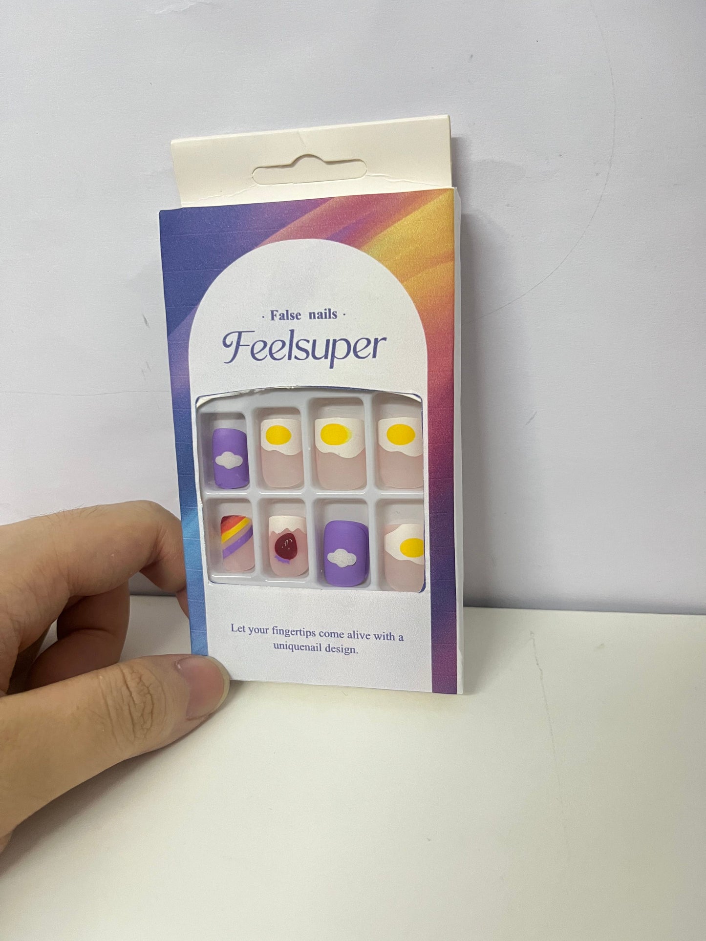 Feelsuper Cute Cartoon False Nails A Healing Fashion Essential for Fingertips