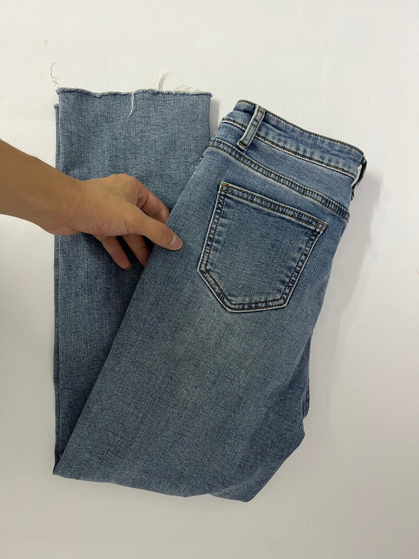 FerocityAll Jeans Bottom Skinny Boot Cut Jeans Legging for Women