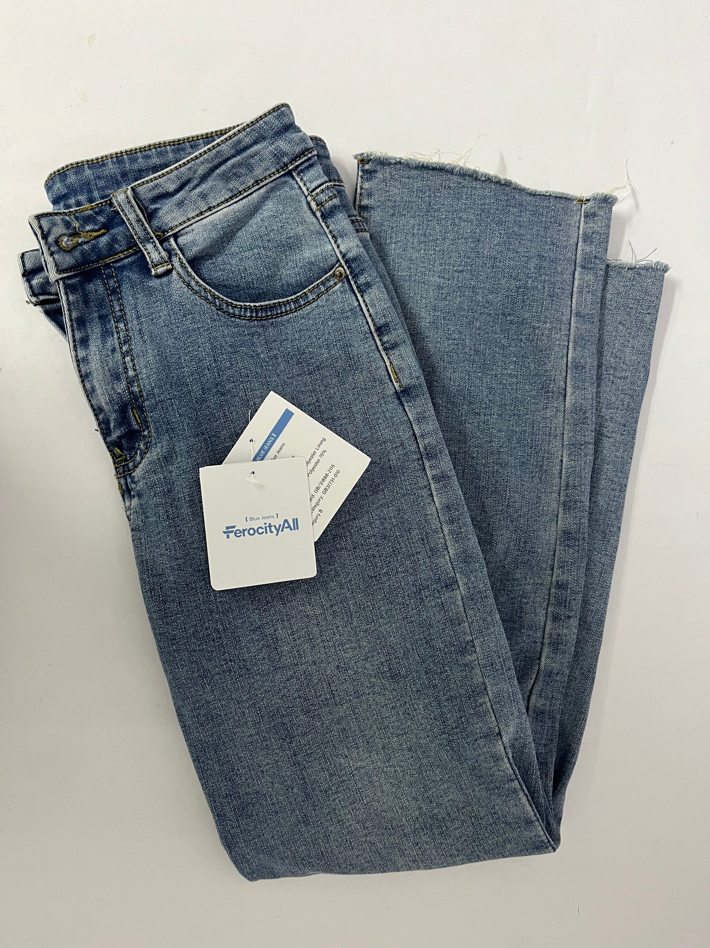 FerocityAll Jeans Bottom Skinny Boot Cut Jeans Legging for Women