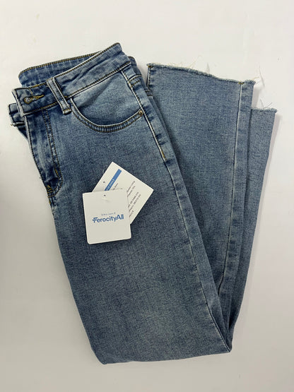 FerocityAll Jeans Bottom Skinny Boot Cut Jeans Legging for Women