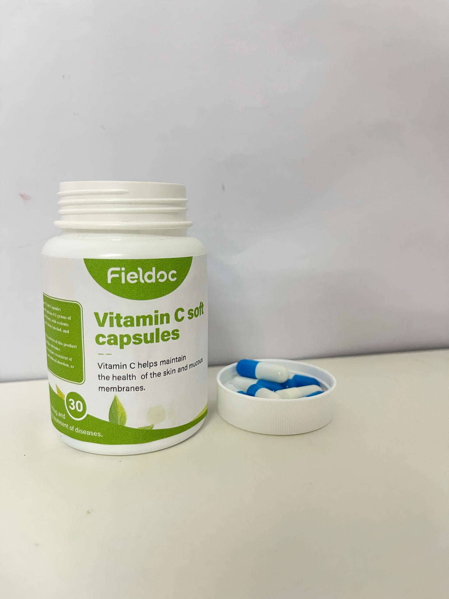 Fieldoc 30-Count Vitamin C Soft Capsules (Skin Health Support)