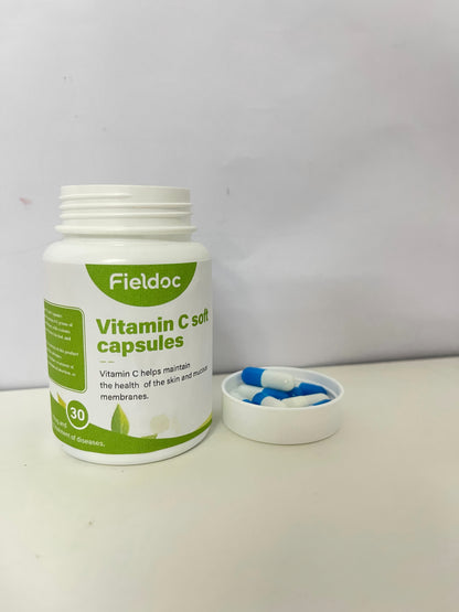 Fieldoc 30-Count Vitamin C Soft Capsules (Skin Health Support)