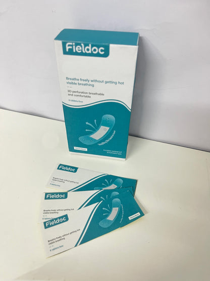 Fieldoc Skin-Friendly Adhesive Bandages (72mm×38mm, Waterproof)