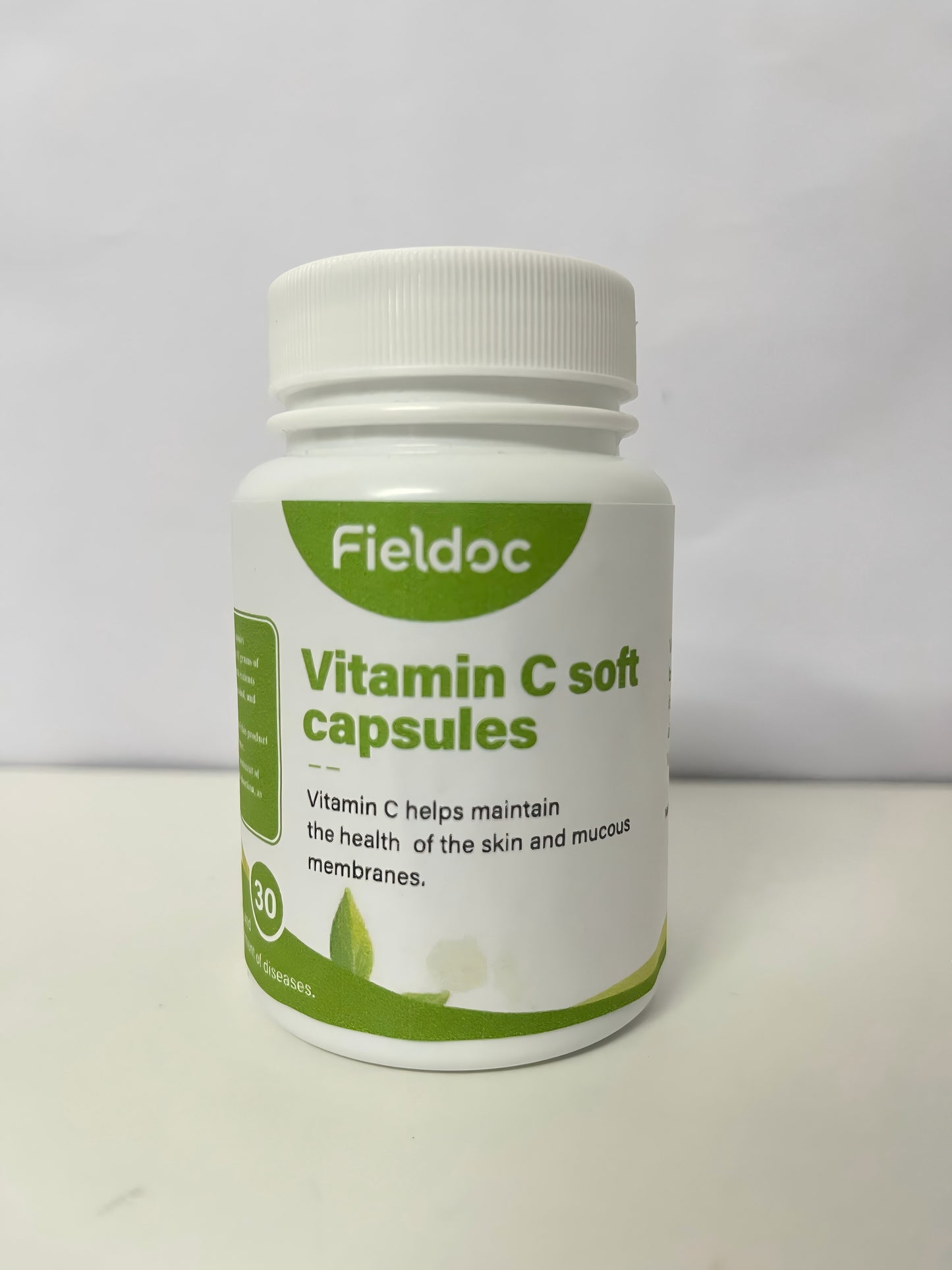 Fieldoc 30-Count Vitamin C Soft Capsules (Skin Health Support)