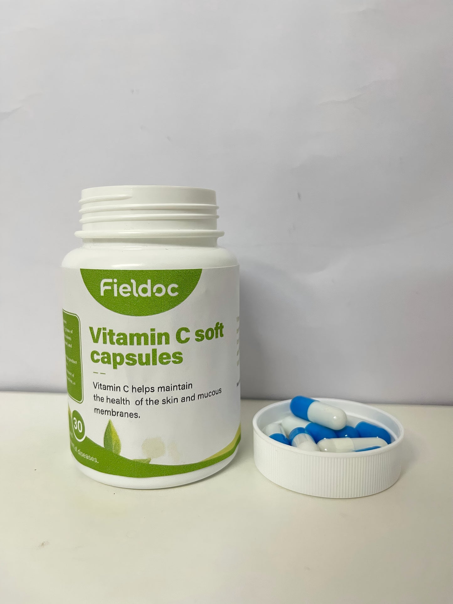 Fieldoc 30-Count Vitamin C Soft Capsules (Skin Health Support)