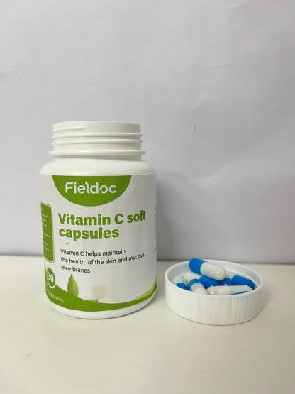 Fieldoc 30-Count Vitamin C Soft Capsules (Skin Health Support)