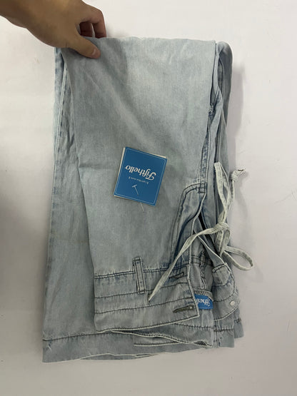 Fifthello Women's Wide Loose Straight Leg Jeans Trendy High Waisted Jeans for Women Baggy Denim Pants with Pockets