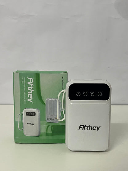 [Fifthey Portable power chargers]-All-in-One Portable Charger - 5000mAh Power Bank with Built-in Cables