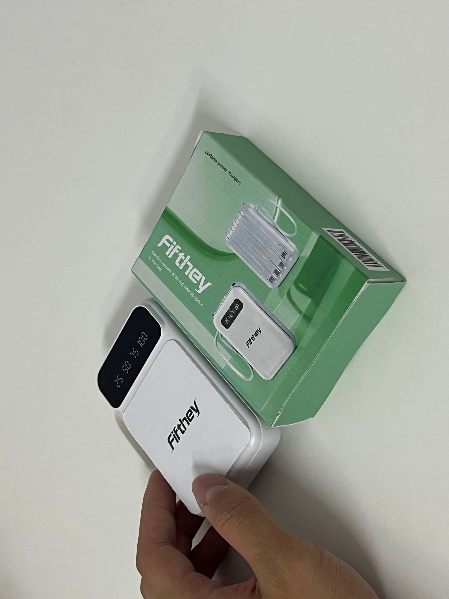 [Fifthey Portable power chargers]-All-in-One Portable Charger - 5000mAh Power Bank with Built-in Cables