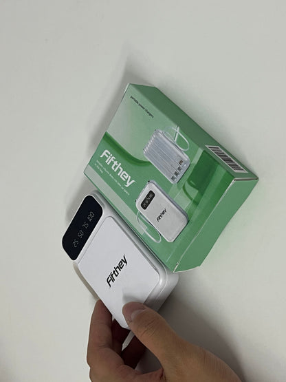 [Fifthey Portable power chargers]-All-in-One Portable Charger - 5000mAh Power Bank with Built-in Cables