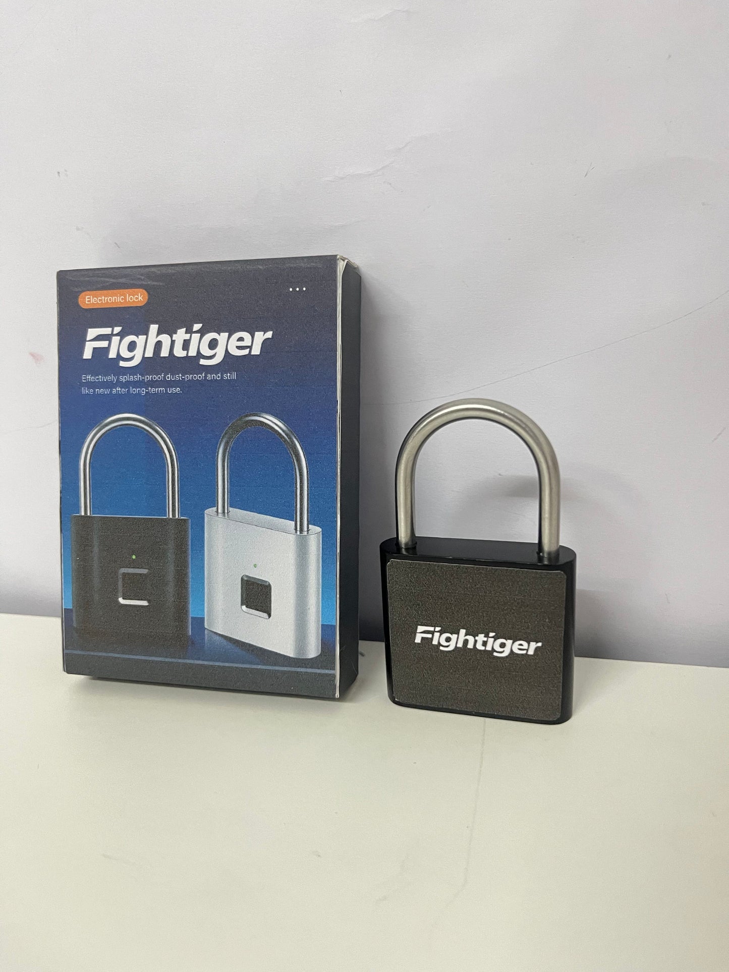 Fightiger Fingerprint Smart Electronic Padlock Splash-Proof & Dust-Proof Security Essential