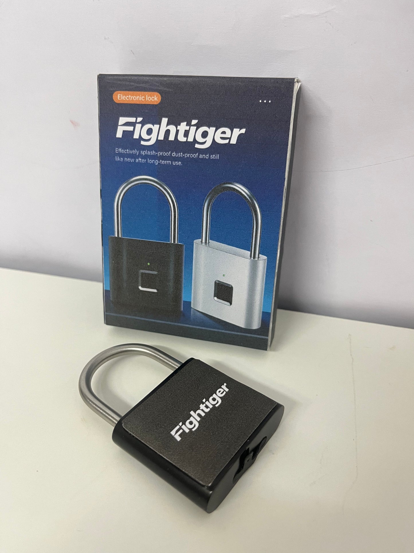 Fightiger Fingerprint Smart Electronic Padlock Splash-Proof & Dust-Proof Security Essential