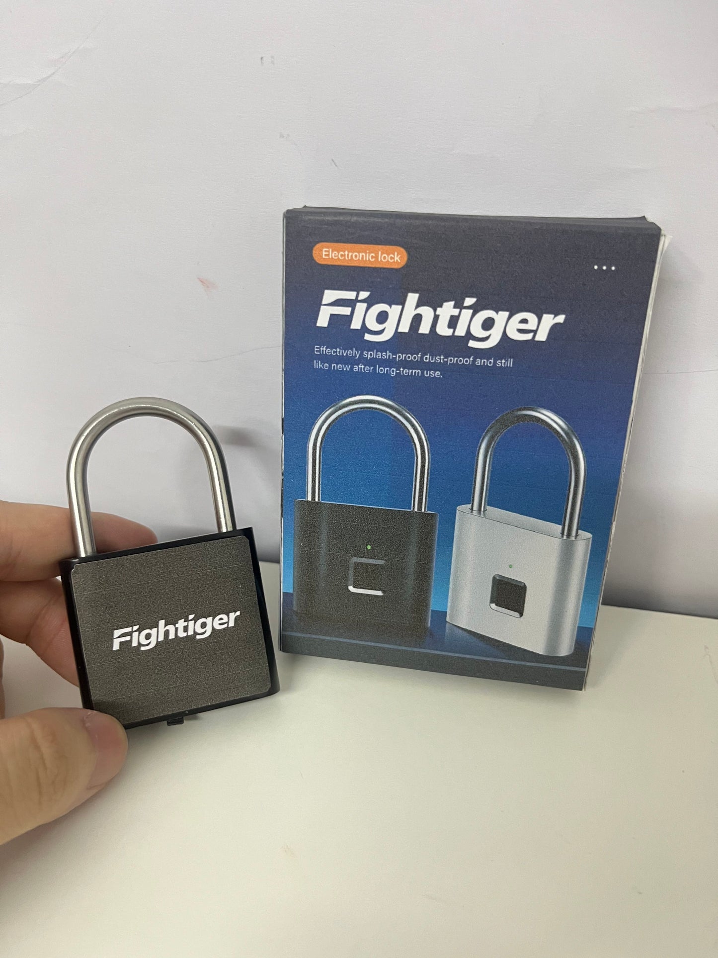 Fightiger Fingerprint Smart Electronic Padlock Splash-Proof & Dust-Proof Security Essential