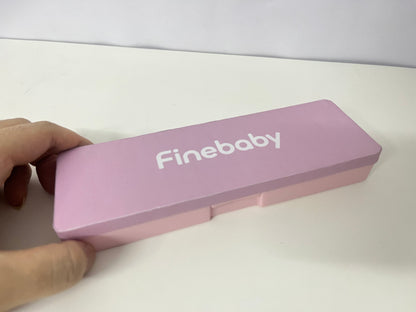 【Finebaby Two-Tone Pen Storage Box】—— Stylish & Practical Stationery Organizer
