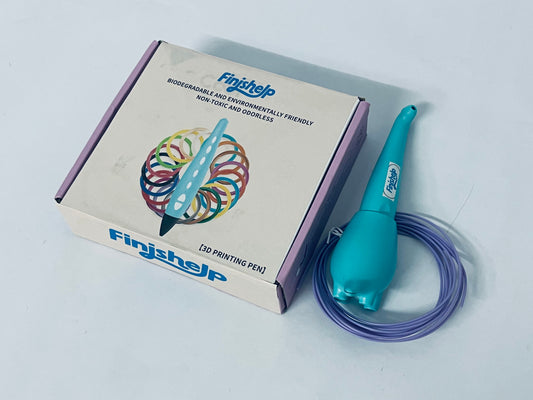 Finishelp 3D Printing Pen - Includes 3D Pen, 3 Starter Colors of PLA Filament, Stencil Book + Project Guide, and Charger