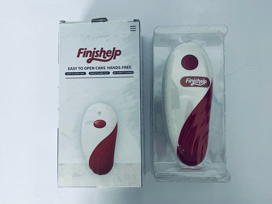 Finishelp Kitchen Automatic Safety Cordless One Tin Touch Electric Can Opener Professional Electric Can Opener One-touch switch Smooth can edge Being friendly to left-hander and arthritics