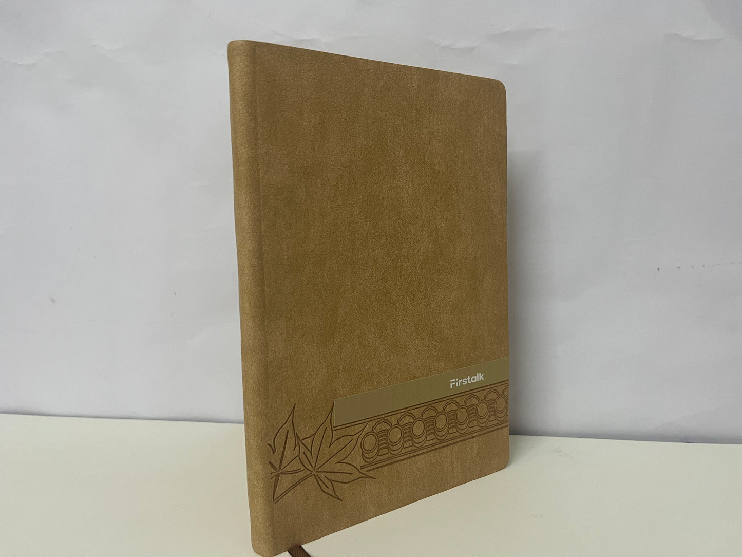 Firstalk Retro Brown Texture Notebook A Textured Writing & Storage Essential