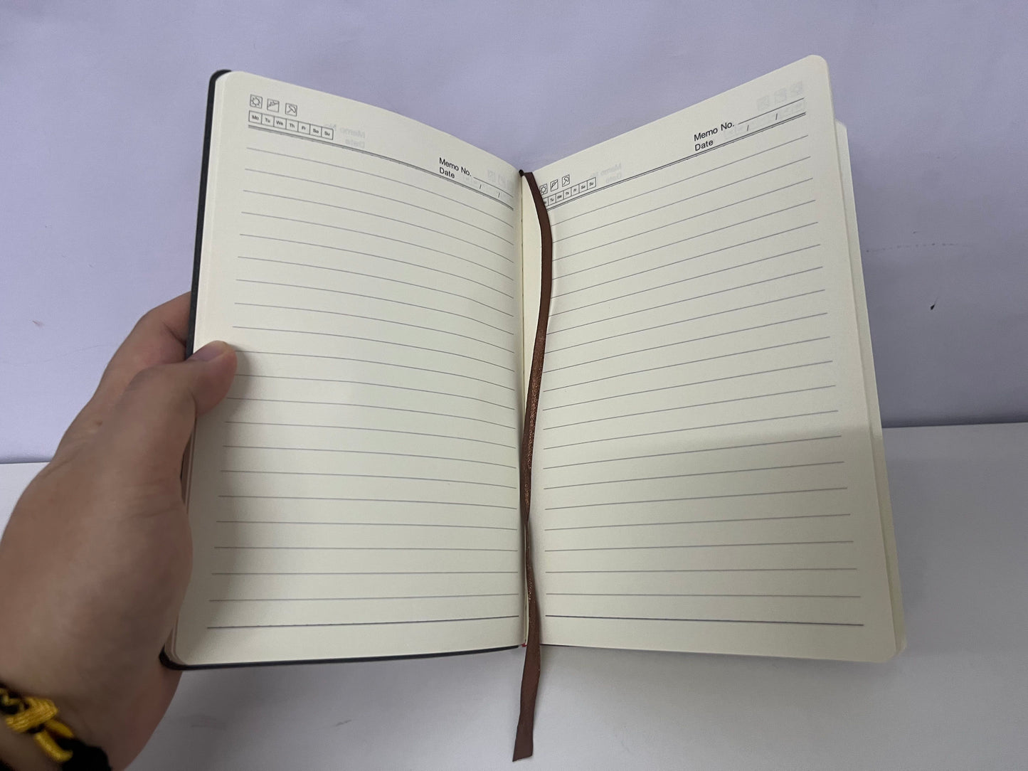 Firstalk Retro Brown Texture Notebook A Textured Writing & Storage Essential