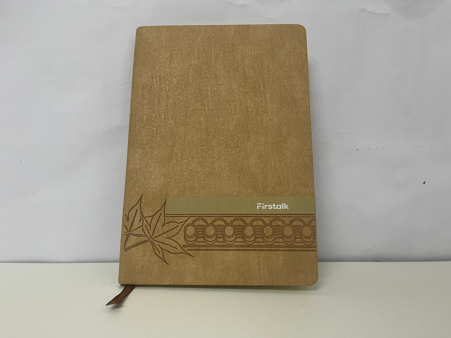 Firstalk Retro Brown Texture Notebook A Textured Writing & Storage Essential