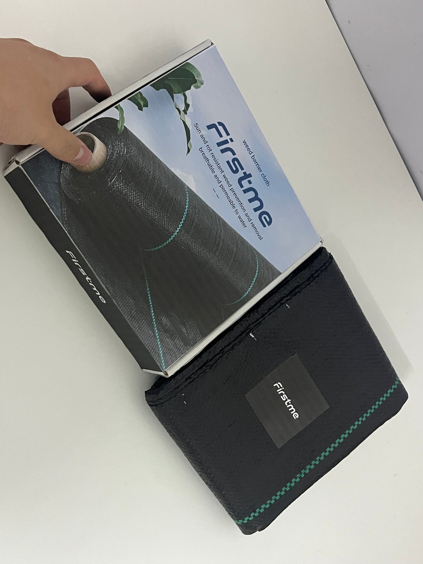 [Firstme Plastic sheeting for preventing weed growth]——Firstme Weed Barrier Fabric - Breathable Water Permeable Garden Weed Control Mat
