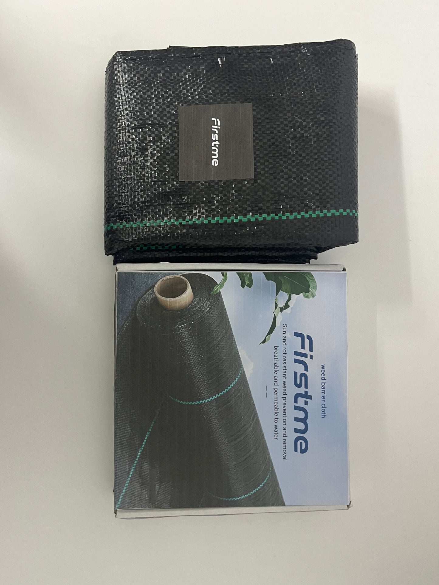 [Firstme Plastic sheeting for preventing weed growth]——Firstme Weed Barrier Fabric - Breathable Water Permeable Garden Weed Control Mat