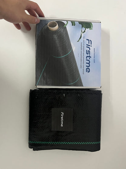[Firstme Plastic sheeting for preventing weed growth]——Firstme Weed Barrier Fabric - Breathable Water Permeable Garden Weed Control Mat