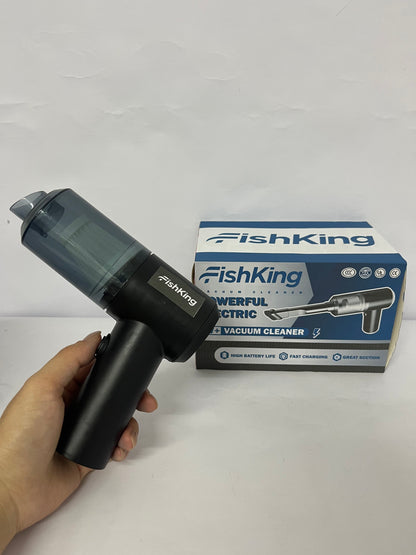 FishKing Handheld Car Vacuum Cleaner Car Vacuum Portable Cordless High Power Mini Vacuum Cleaner Rechargeable & Air Duster for Home Office Pet