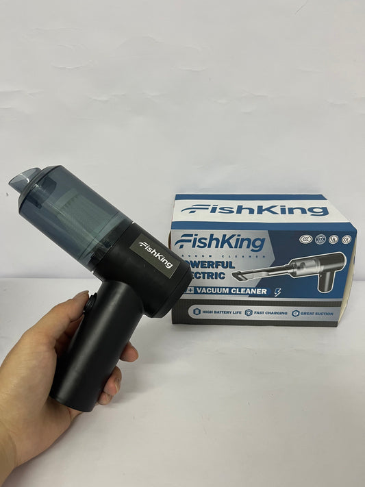 FishKing Handheld Car Vacuum Cleaner Car Vacuum Portable Cordless High Power Mini Vacuum Cleaner Rechargeable & Air Duster for Home Office Pet