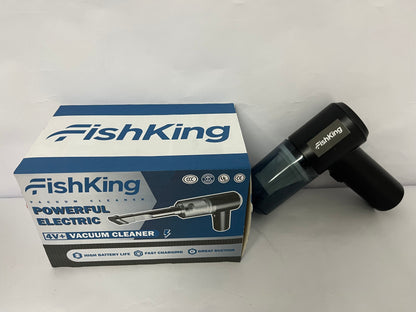 FishKing Handheld Car Vacuum Cleaner Car Vacuum Portable Cordless High Power Mini Vacuum Cleaner Rechargeable & Air Duster for Home Office Pet