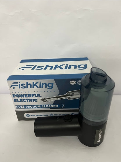 FishKing Handheld Car Vacuum Cleaner Car Vacuum Portable Cordless High Power Mini Vacuum Cleaner Rechargeable & Air Duster for Home Office Pet