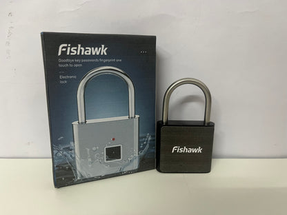 【Fishawk Fingerprint Electronic Padlock】—— Keyless Security, One-Touch Access