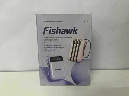 【Fishawk Portable Power Charger】—— Reliable On-the-Go Power for Your Devices