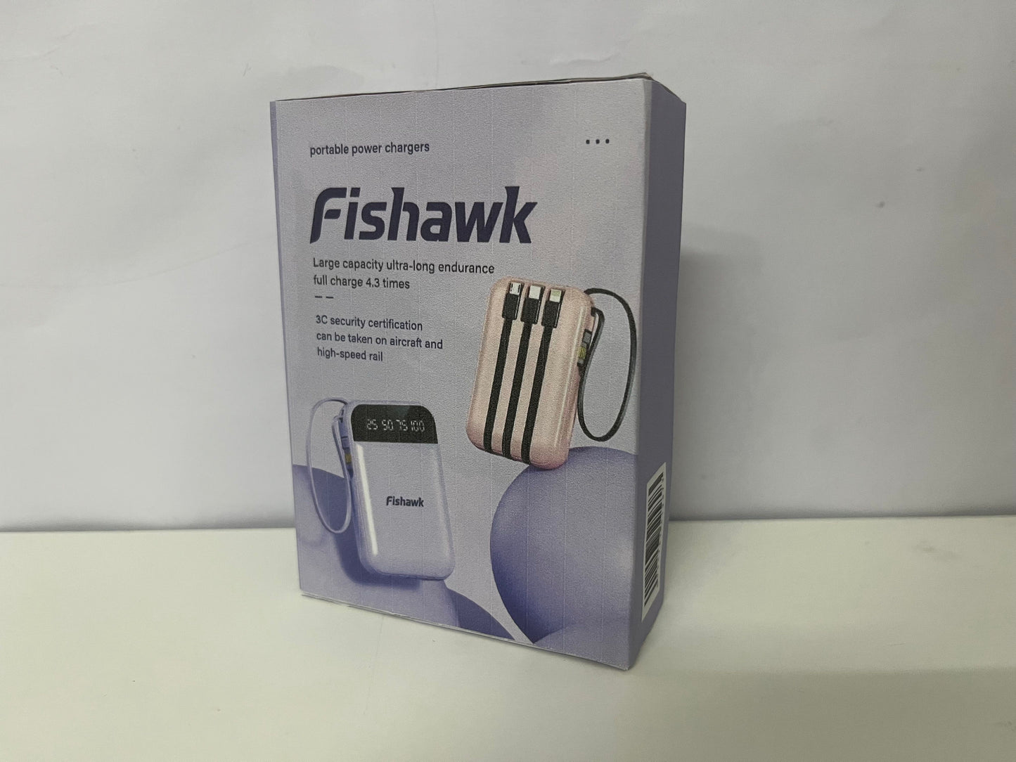 【Fishawk Portable Power Charger】—— Reliable On-the-Go Power for Your Devices