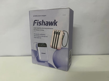 【Fishawk Portable Power Charger】—— Reliable On-the-Go Power for Your Devices