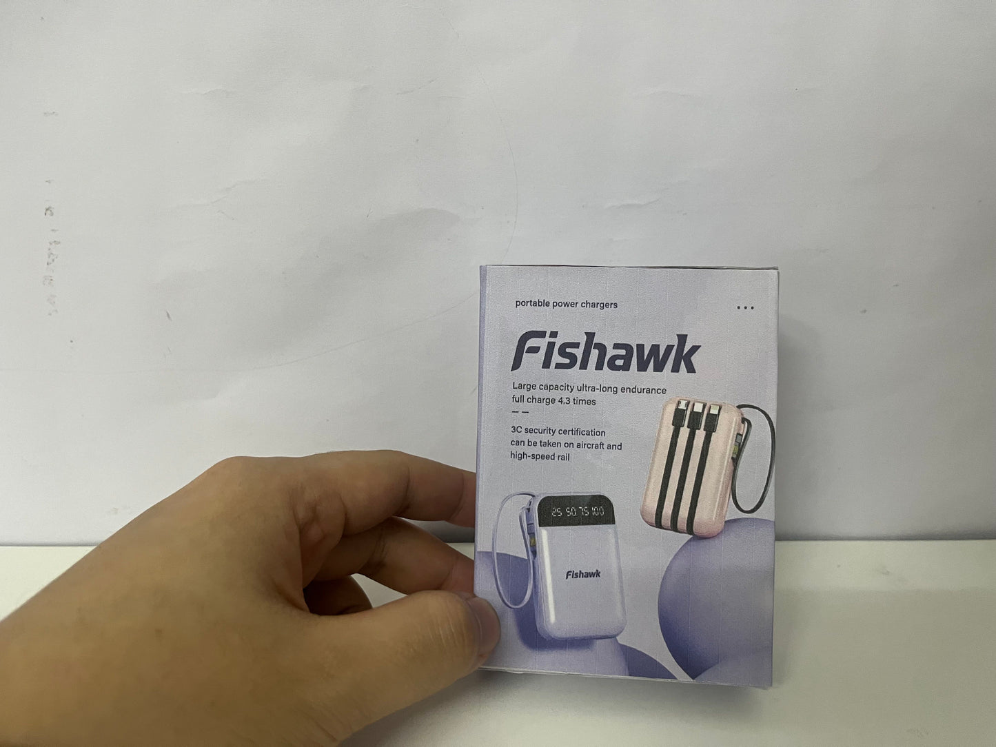 【Fishawk Portable Power Charger】—— Reliable On-the-Go Power for Your Devices