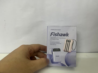 【Fishawk Portable Power Charger】—— Reliable On-the-Go Power for Your Devices
