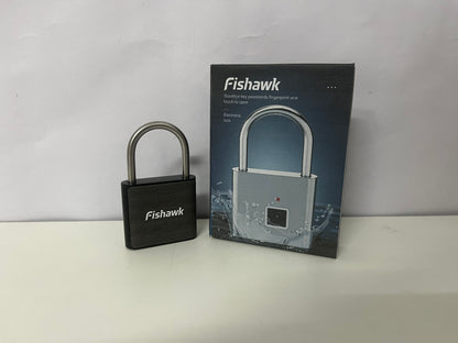 【Fishawk Fingerprint Electronic Padlock】—— Keyless Security, One-Touch Access