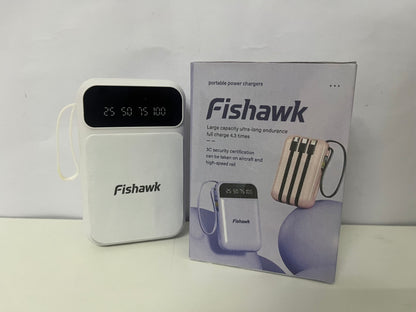 【Fishawk Portable Power Charger】—— Reliable On-the-Go Power for Your Devices