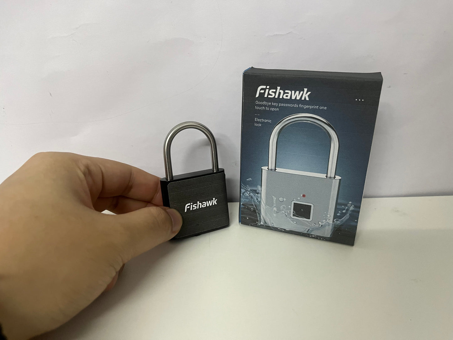 【Fishawk Fingerprint Electronic Padlock】—— Keyless Security, One-Touch Access