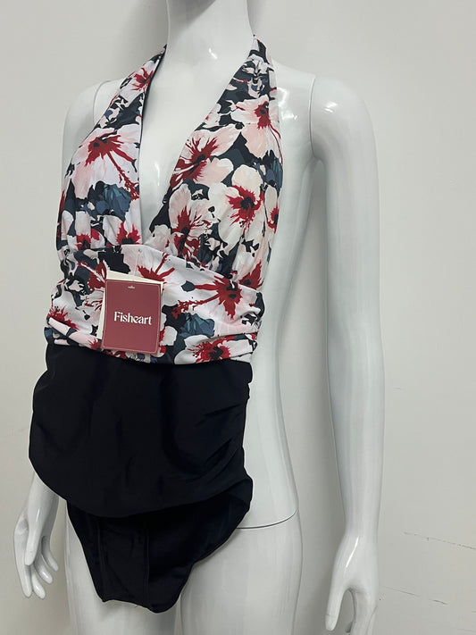 【Fisheart Halter Floral Swimsuit】—— Stylish & Flattering Beach Wear