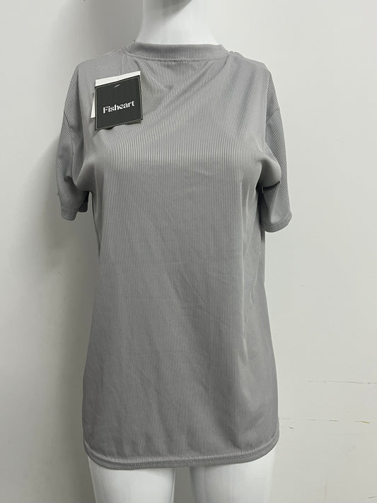 【Fisheart Ribbed T-shirt】—— Stylish & Comfortable Daily Wear