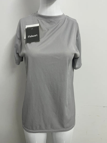【Fisheart Ribbed T-shirt】—— Stylish & Comfortable Daily Wear