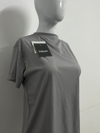 【Fisheart Ribbed T-shirt】—— Stylish & Comfortable Daily Wear