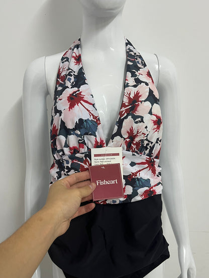 【Fisheart Halter Floral Swimsuit】—— Stylish & Flattering Beach Wear